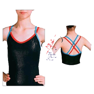 Dual Color X Straps Leotard by Ting